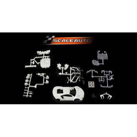 Scaleauto SC-3628 Carrocería Honda NSX GT3 en kit blanca