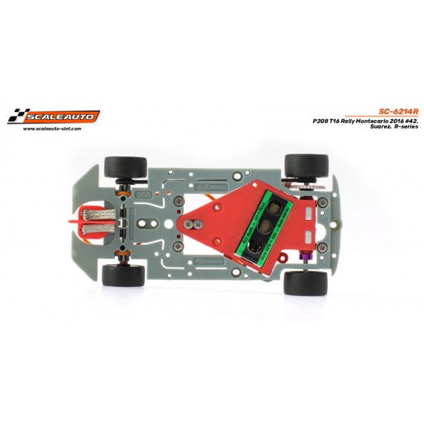 Scaleauto SC-6214R Peugeot 208 Rally Montecarlo 2016 n42 Suarez