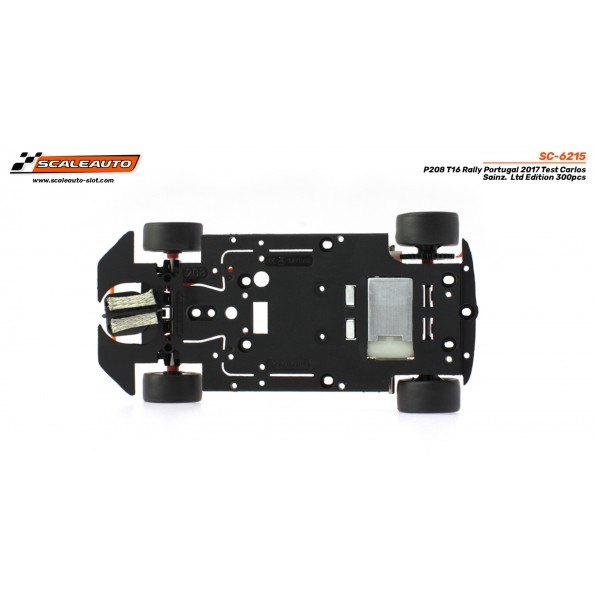 Scaleauto SC-6215 Peugeot 208 Rally Portugal Test Carlos Sainz