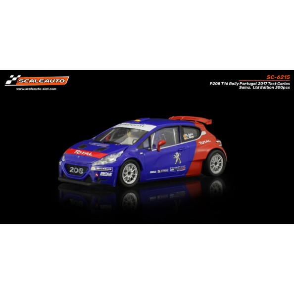 Scaleauto SC-6215 Peugeot 208 Rally Portugal...