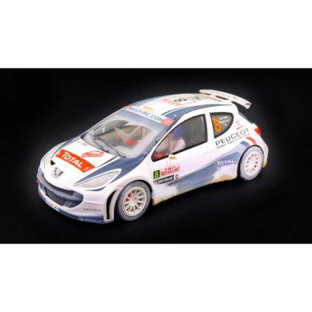 Avant Slot AV50516D Peugeot 207 S2000 S. Sarrazin n8 Montecarlo 2011 Efecto nieve