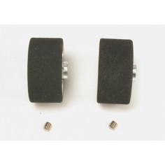 SCALEAUTO SC-2620P RUEDA ESPUMA 25,5x13mm EJE 3mm LLANTA 21mm 2