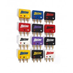 Mustang M-CX001 Conector compacto con bananas color aleatorio