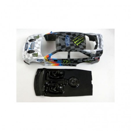 Mustang M-L0052R Lexan rally Ford Escort RS Scalextric