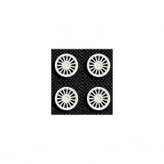 Mustang M-T172SP10W Tapacubos blancos Multirradio para llanta 17.2 Sloting Plus