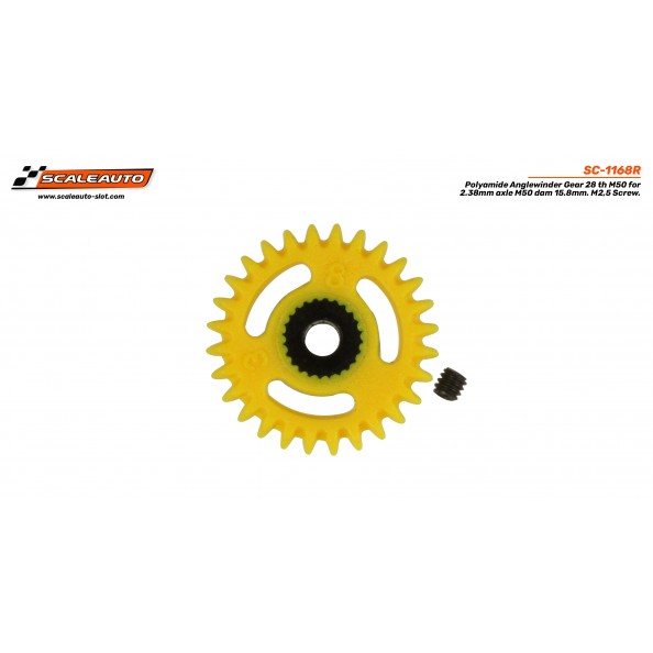 Scaleauto 1168R Corona anglewinder 28 dientes