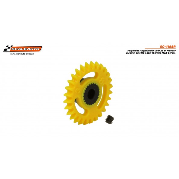 Scaleauto 1168R Corona anglewinder 28 dientes