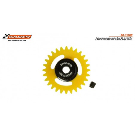 Scaleauto 1168R Corona anglewinder 28 dientes
