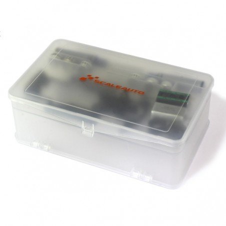 Scaleauto SC-5098 Caja organizadora doble para 1/32 o chasis 1/24