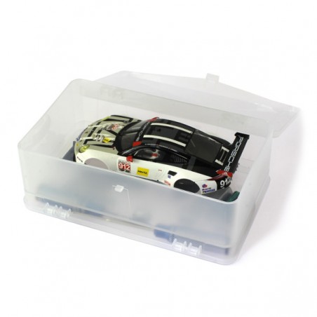 Scaleauto SC-5098 Caja organizadora doble para 1/32 o chasis 1/24