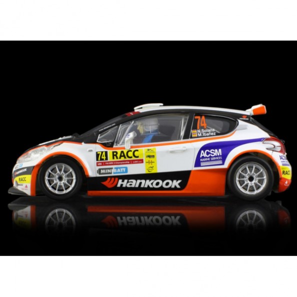 Scaleauto SC-6236R Peugeot 208 Rally RACC Cataluña 2015 n74 Solans