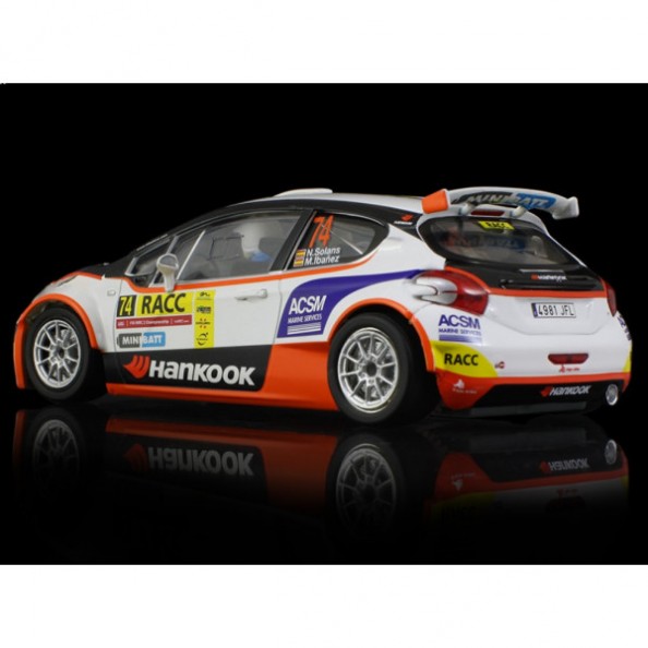 Scaleauto SC-6236R Peugeot 208 Rally RACC Cataluña 2015 n74 Solans