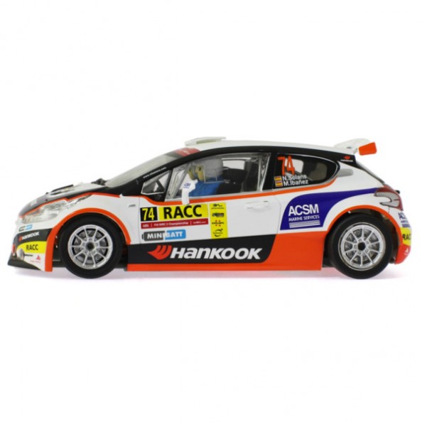 Scaleauto SC-6236R Peugeot 208 Rally RACC Cataluña 2015 n74 Solans