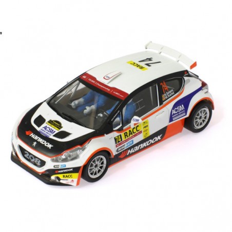 Scaleauto SC-6236R Peugeot 208 Rally RACC Cataluña 2015 n74 Solans