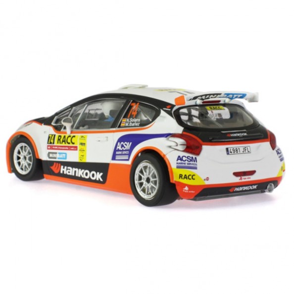 Scaleauto SC-6236R Peugeot 208 Rally RACC Cataluña 2015 n74 Solans