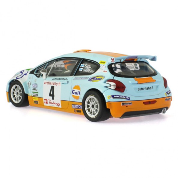 Scaleauto SC-6236R Peugeot 208 Artic Rally 2016 n4 Gulf Racing