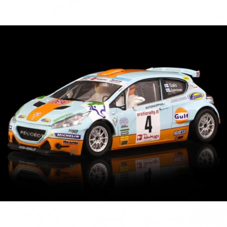 Scaleauto SC-6236R Peugeot 208 Artic Rally 2016 n4 Gulf Racing