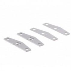 Scaleauto SC-6533 Separadores RT4 en acero para altura de eje trasero (0,1-0,25-0,5-0,8mm)