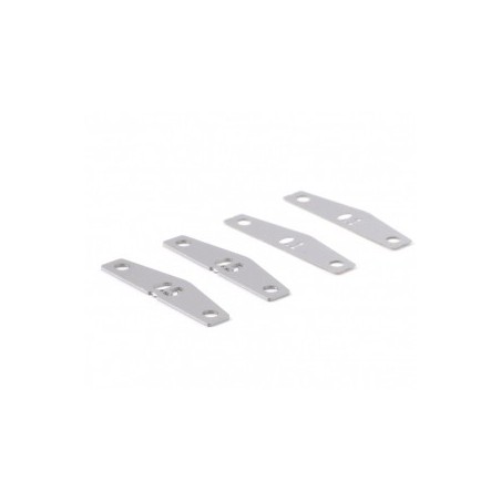 Scaleauto SC-6533 Separadores RT4 en acero para altura de eje trasero (0,1-0,25-0,5-0,8mm)