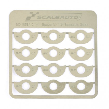 Scaleauto SC-1653A Separadores para guía Scaleauto espesor 0,10 mm modelos 1/24