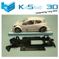 KILSLOT KS-RN88 CHASIS 3d LINEAL RACE 2018 PEUGEOT 208 SCALEAUTO