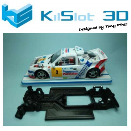 KILSLOT KS-RC28 CHASIS 3D LINEAL RACE 2018 FORD RS 200 MSC