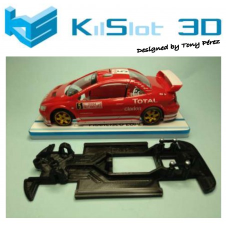 KILSLOT KS-RN68 CHASIS 3D LINEAL RACE 2018 PEUGEOT 307 WRC NINCO