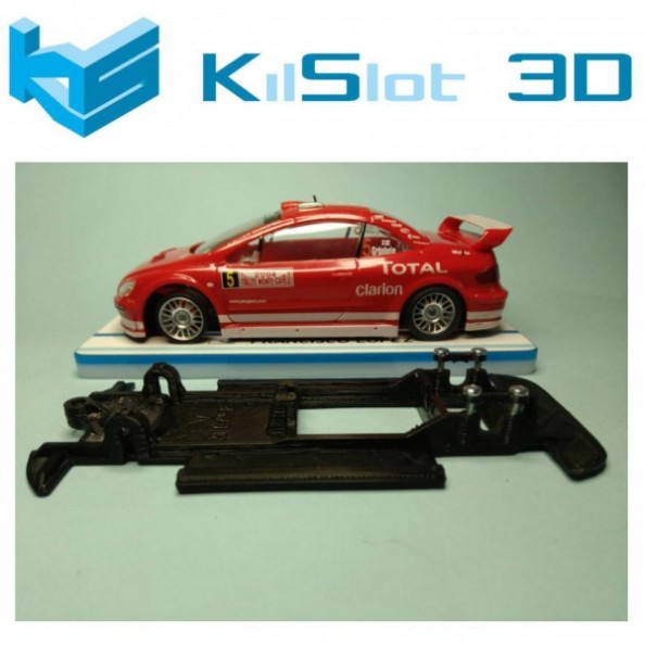 KILSLOT KS-CP5B CHASIS 3D LINEAL BLACK PEUGEOT 307 WRC NINCO