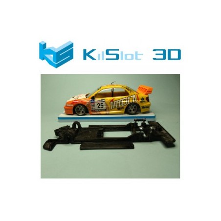 KILSLOT KS-CS8B CHASIS 3D LINEAL BLACK SUBARU IMPREZA WRC 2003 NINCO