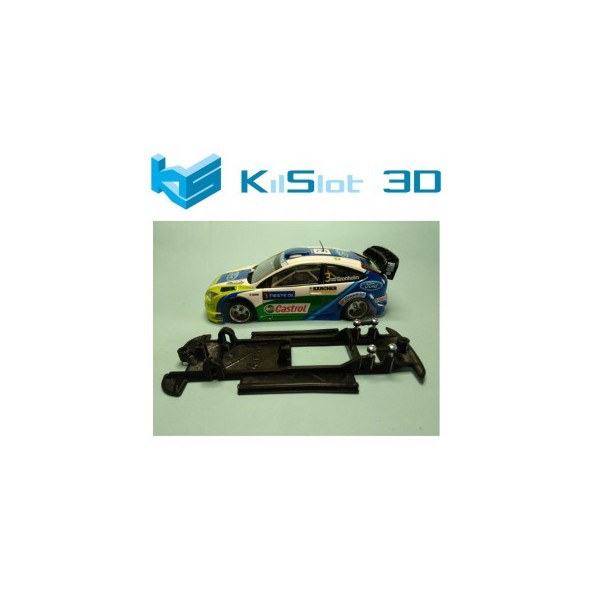 KILSLOT KS-CF4B CHASIS 3D LINEAL BLACK FORD FOCUS WRC NINCO