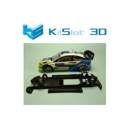 KILSLOT KS-CF4B CHASIS 3D LINEAL BLACK FORD FOCUS WRC NINCO