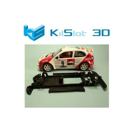 KILSLOT KS-CC5B CHASIS 3D LINEAL BLACK TOYOTA COROLLA WRC NINCO