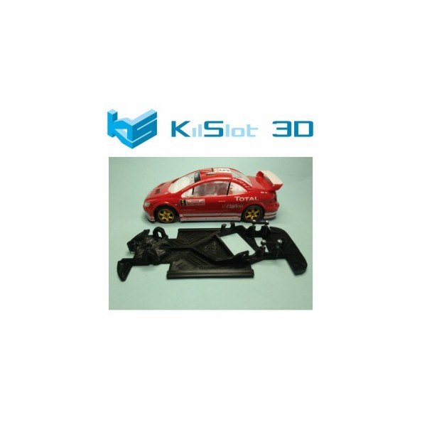 KILSLOT KS-AN68 CHASIS 3D ANGULAR RACE 2018 PEUGEOT 307 WRC NINCO