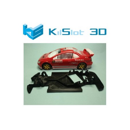 KILSLOT KS-AN68 CHASIS 3D ANGULAR RACE 2018 PEUGEOT 307 WRC NINCO