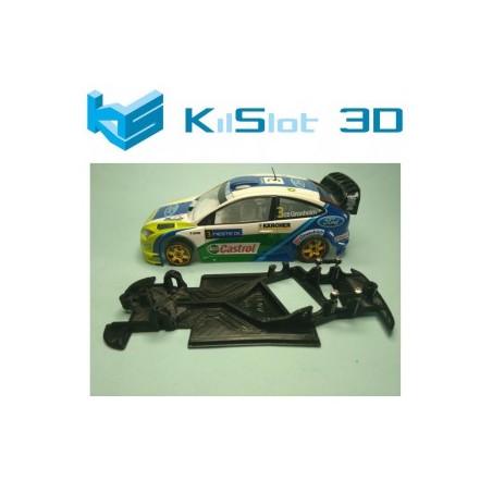 KILSLOT KS-AN38 CHASIS 3D ANGULAR RACE 2018 FORD FOCUS WRC NINCO