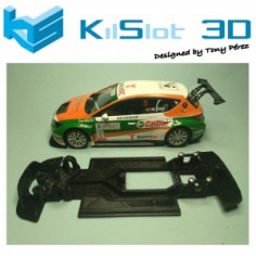 KILSLOT KS-VL1T CHASIS 3D LINEAL RACE SOFT SEAT LEON SCX (VELOCIDAD)