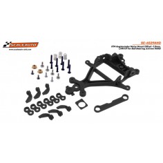 Scaleauto SC-6529AHD Soporte motor DURO AW RT-4 Offset -1.00 GT/LMP para rodamientos