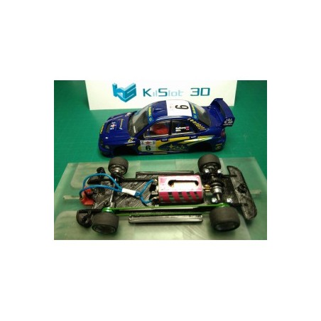 KILSLOT KS-CS9B CHASIS 3D LINEAL BLACK SUBARU IMPREZA WRC 2001SCX