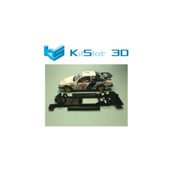 KILSLOT KS-CF5B CHASIS 3D LINEAL BLACK FORD SIERRA RS COSWORTH SCX