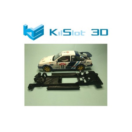 KILSLOT KS-CF5B CHASIS 3D LINEAL BLACK FORD SIERRA RS COSWORTH SCX