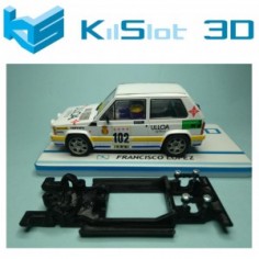 KILSLOT KS-BS1B CHASIS 3D LINEAL BLACK SEAT PANDA RALLYE SCX