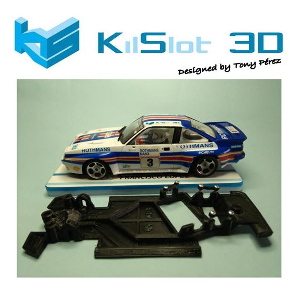 KILSLOT KS-AC38 CHASIS 3D ANGULAR RACE 2018 OPEL MANTA 400 AVANT