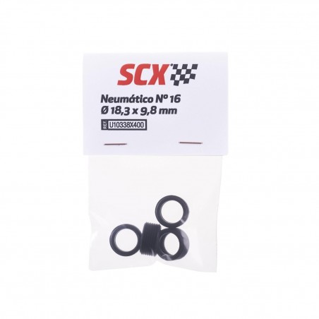 Scalextric U10338X400 Neumático n53 18,3x9,8 mm