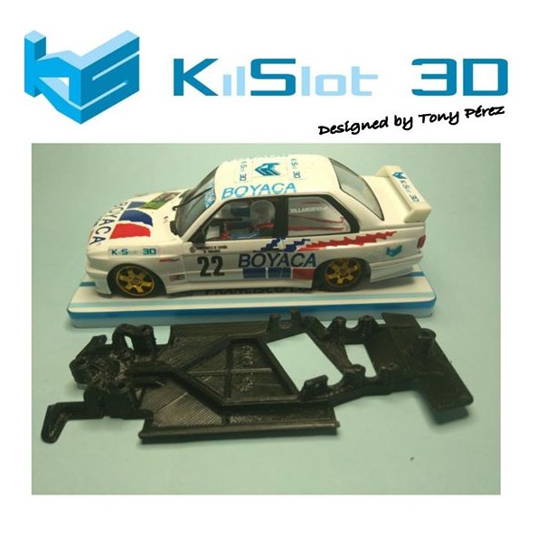 KILSLOT KS-AM38 CHASIS 3D ANGULAR RACE 2018 BMW M3 E30 FLY