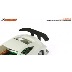 Scaleauto SC-3630A15 Alerón en goma flexible Honda HSV 2