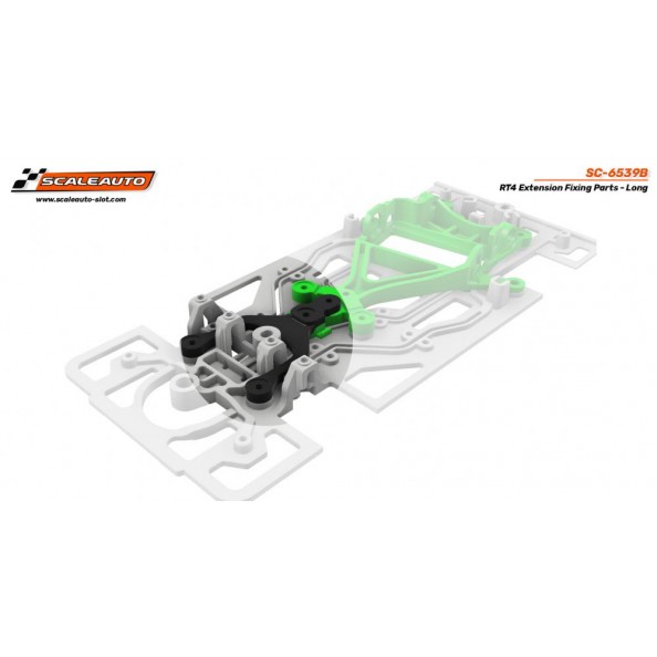 Scaleauto SC-6539B Extensiones para soporte motor RT4 largos