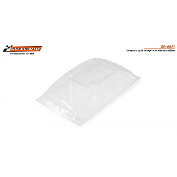 Scaleauto SC-6671 Interior lexan Mitsubishi Evo