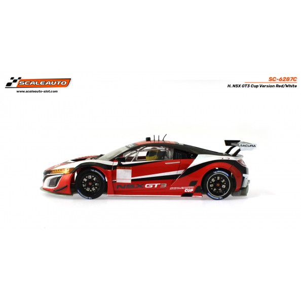 Scaleauto SC-6287C Honda NSX GT3 Cup Rojo Blanco