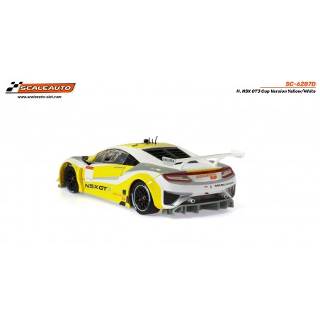 Scaleauto SC-6287D Honda NSX GT3 Cup Amarillo Blanco