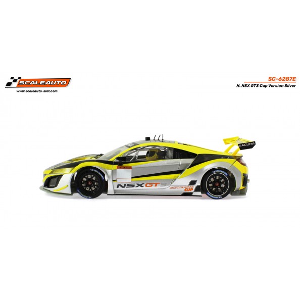 Scaleauto SC-6287E Honda NSX GT3 Cup Plata